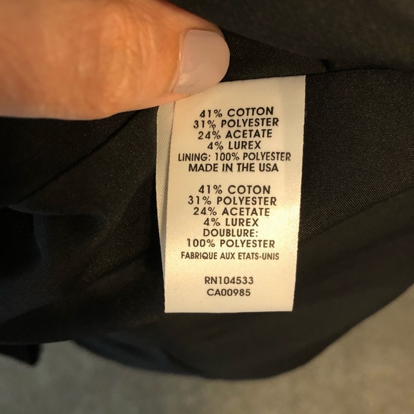 COPY - Nanette Lepore blue black diamond dress size 6 - Picture 8 of 9